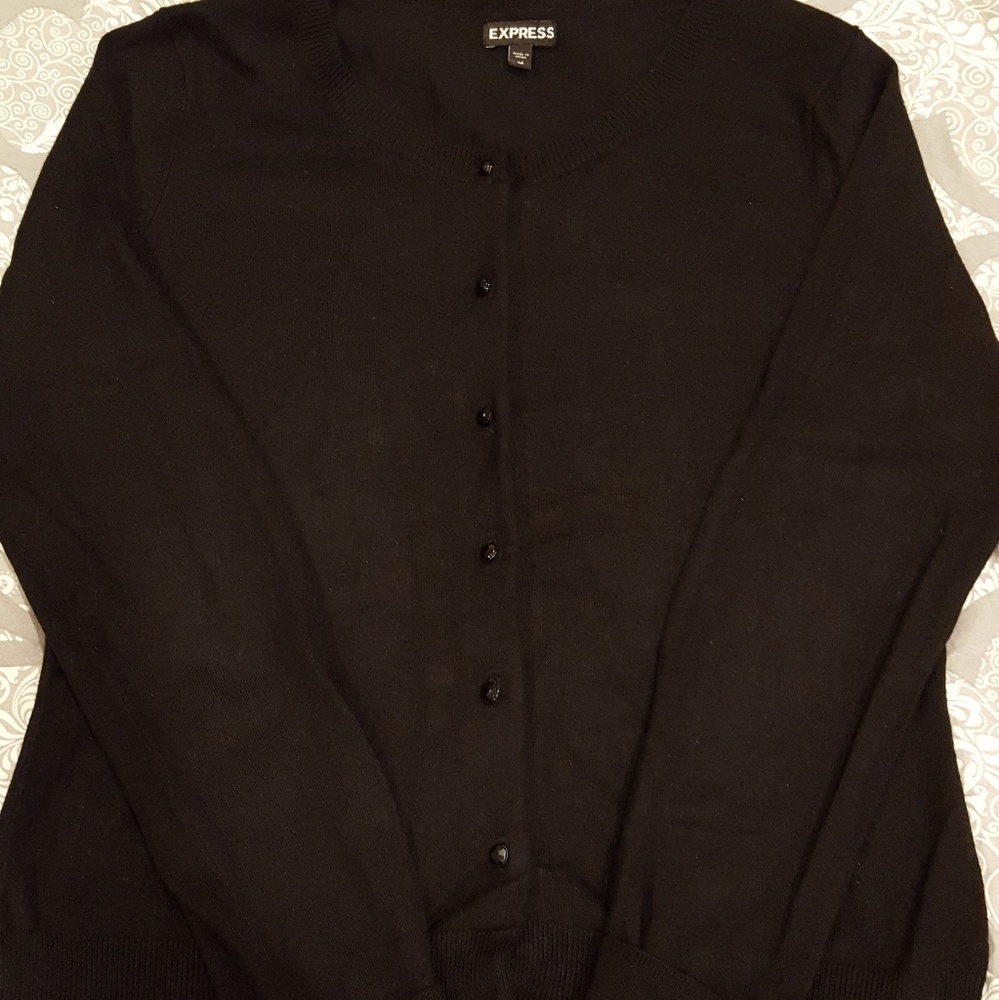 Express medium black sweater